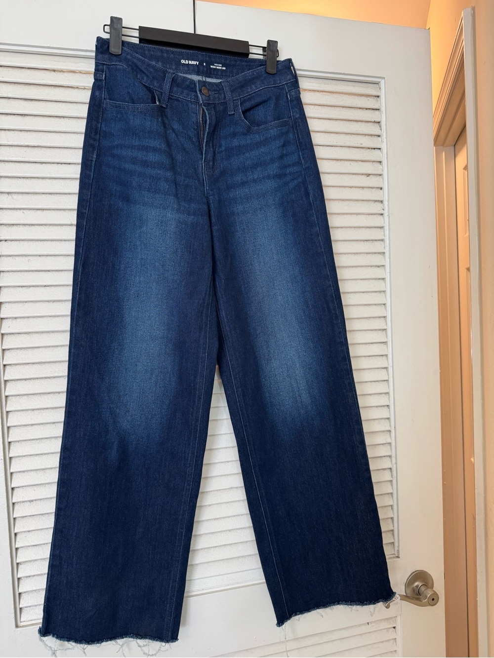 Old Navy Indigo High-Rise Wide-Leg Jeans